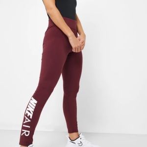 Nike Leggings Burgundy Size L